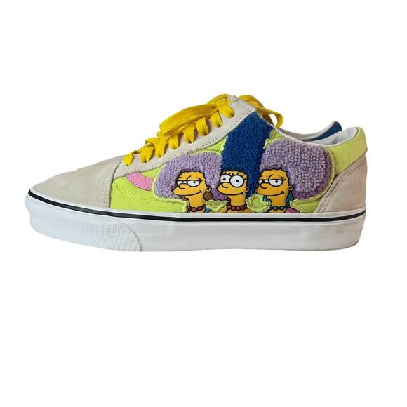 Vans, Mens 8.5,  X The Simpsons Old Skool Bouviers Sisters Skate Shoe Sneaker - Picture 1 of 12